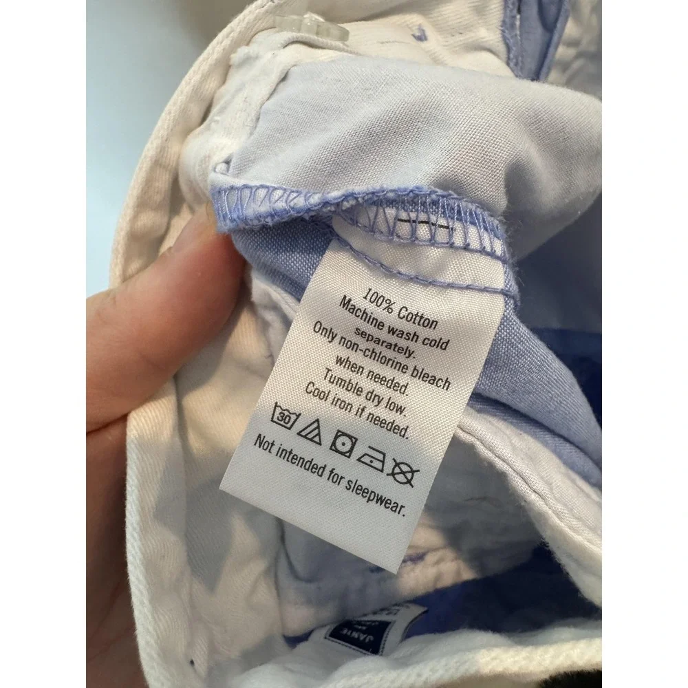 Janie And Jack Pants Baby Boys 12-18 Months Blue Drawstring Roll Cuff Khaki